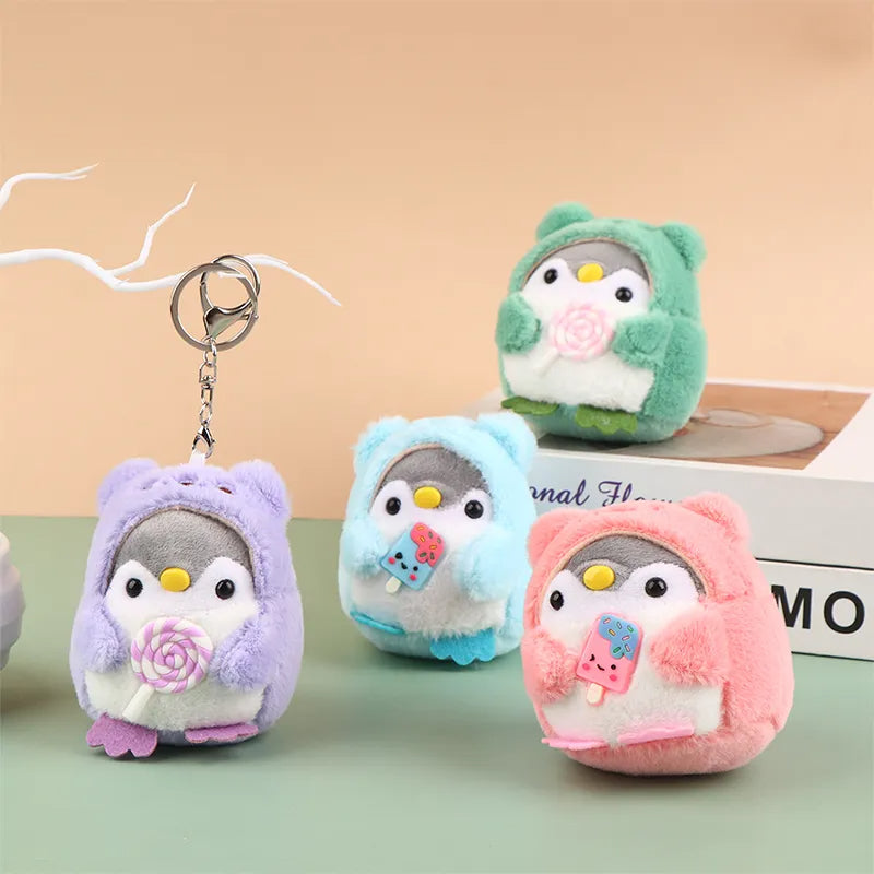 Cute Penguin Plushie Keychain