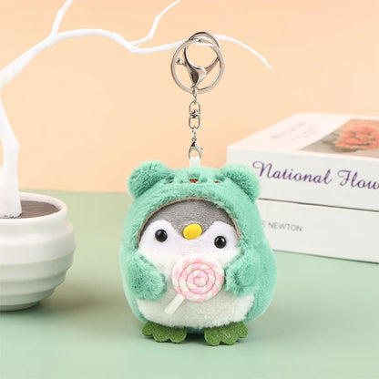 Cute Penguin Plushie Keychain