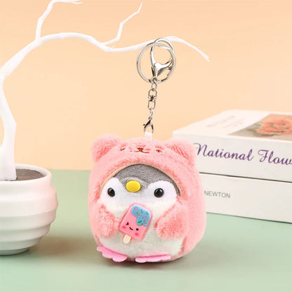 Cute Penguin Plushie Keychain