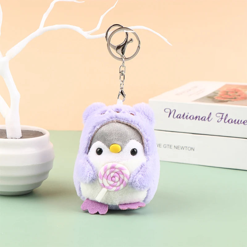 Cute Penguin Plushie Keychain