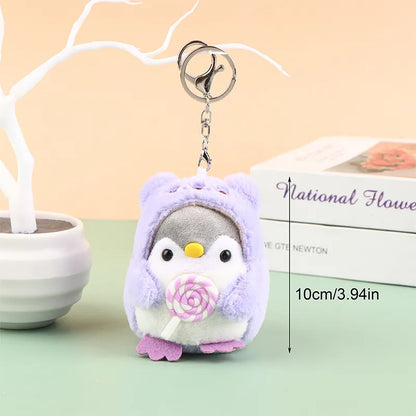 Cute Penguin Plushie Keychain