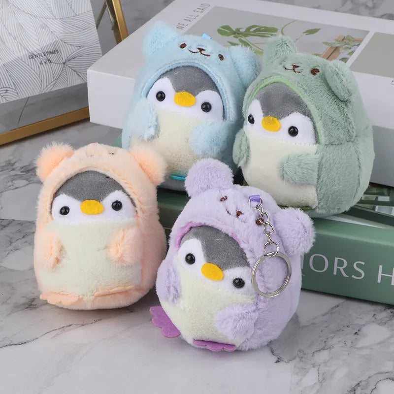 Cute Penguin Plushie Keychain