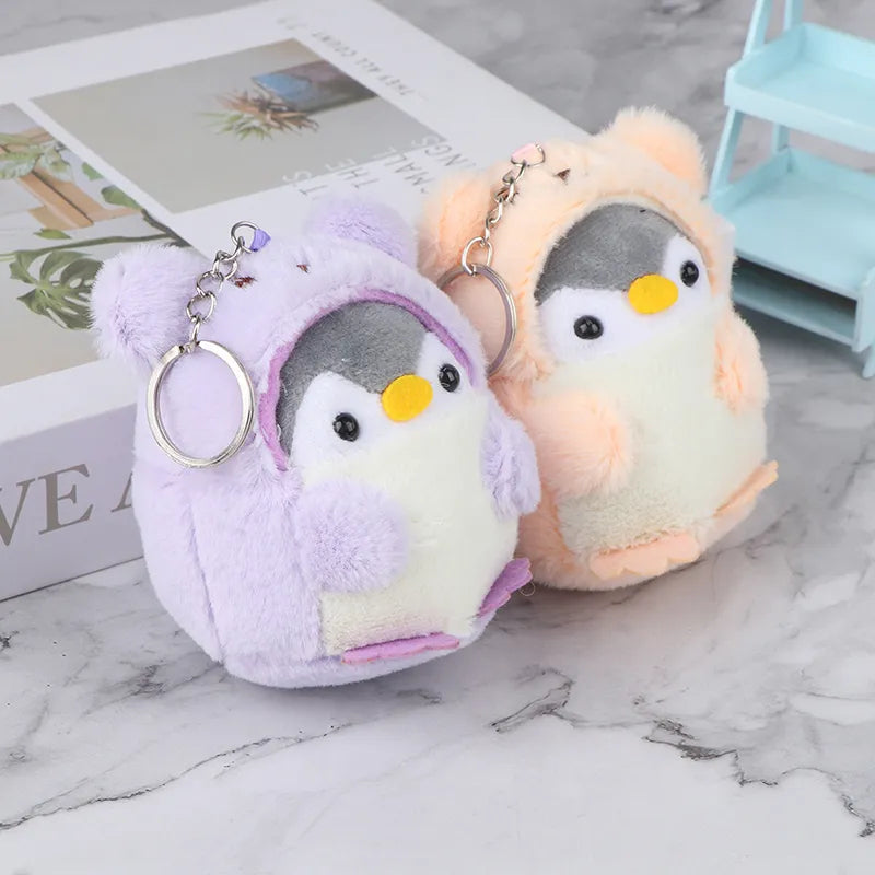 Cute Penguin Plushie Keychain