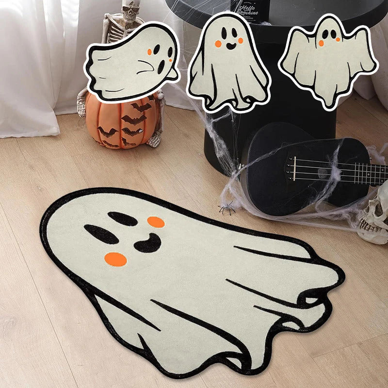 Halloween Rug Cute Ghost