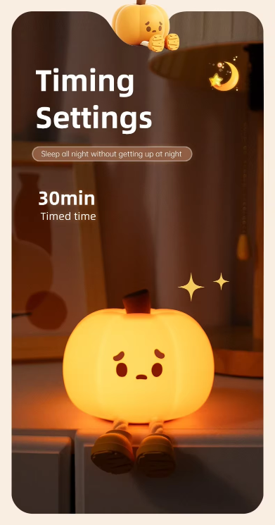 Cute Pumpkin Night Light