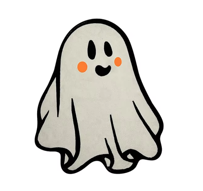 Halloween Rug Cute Ghost